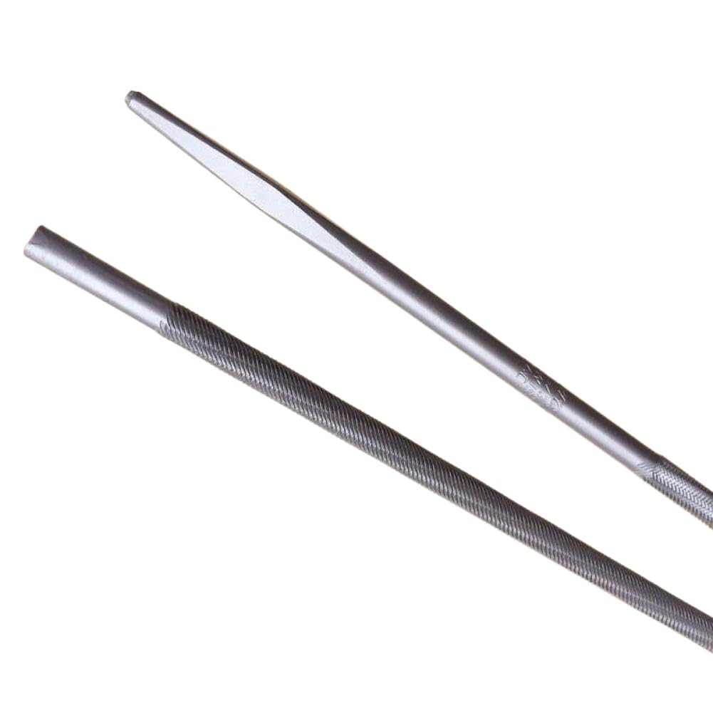 Lima per Motosega da 12 Pezzi Lima per affilare la Motosega da 5/32 Pollici 4,0 mm Compatibile con 70504