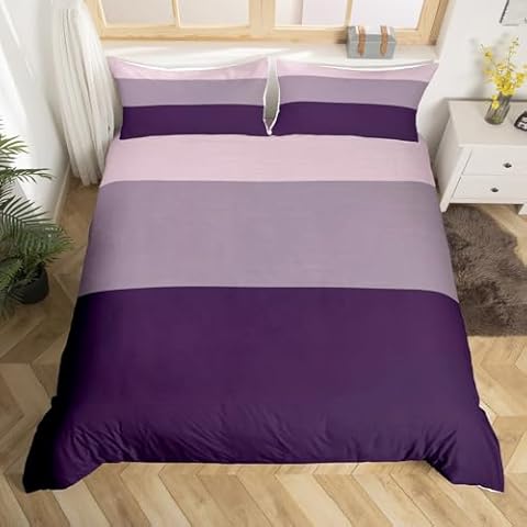 Parure de Lit Ombre Gris Violette - Homemissing Cover