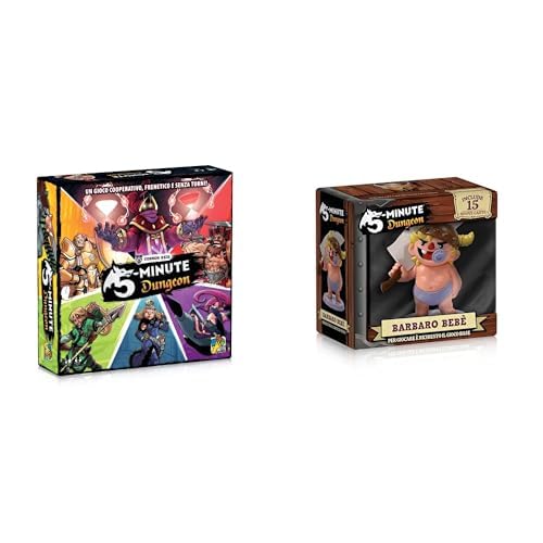 dV Giochi Bundle 5-Minute Dungeon + espansione Barbaro Bebè
