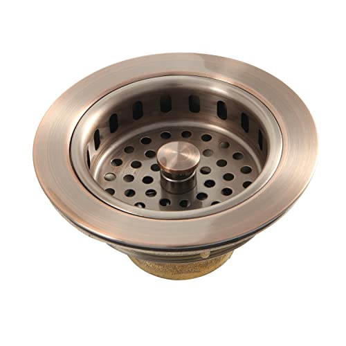 Colador de fregadero cocina brass cobre antiguo
