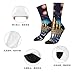XZDWPY Cosmic Wonders Unisex Mid-Calf Socks 2 Black-2 Polyester Skin-Friendly Moisture-Wicking Fashionable Crew Socks