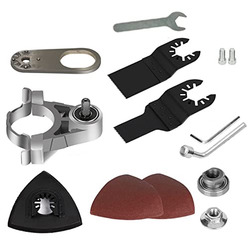 LOTOAK 1 Juego de adaptador de conversión de amoladora angular, modelo de Metal 100, adaptador de cabezal de conversión de amoladora angular, rosca M10