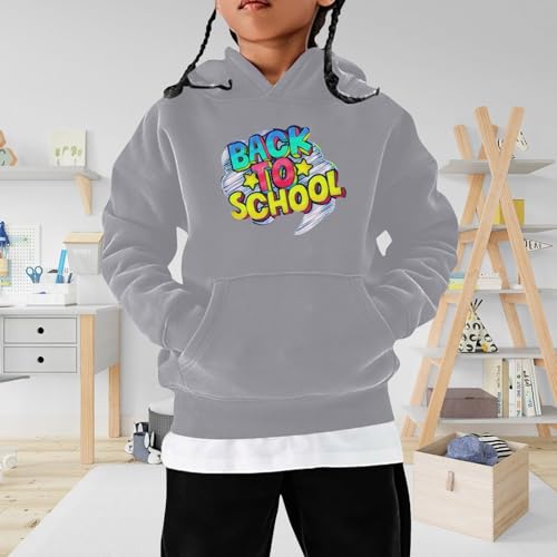 Boys' Crew Sweatshirt Children's Winter Fashion Festival Printed Solid Color Hoodless Long Pocket Athletic3