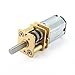 SODIAL CC 6V 10 tr/min Moteur de reduction de micro-vitesse Mini moteur de boite d'engrenage avec 2 broches pour bricolage Jouet de moteur de modele de voiture de robot a telecommande