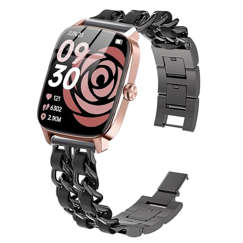 Bracelet IDW28 22mm métal cuir fixation précise montre