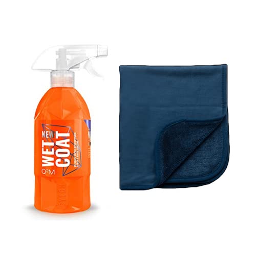 GYEON 撥水 コーティング剤 + マイクロファイバー クロス ニューウェットコート 500ml + シルクドライヤー EVO S ジーオン Q2M-NWC50 + Q2M-SDE-S 車 洗車 メンテナンス コーティング 簡単 スプレー 吸水 ガラス