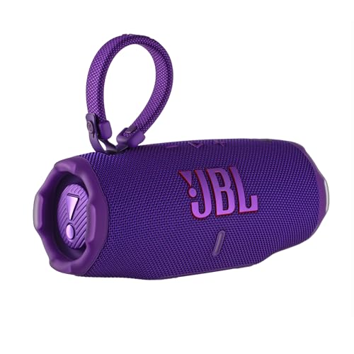 Image of JBL Charge 6 Portable Bluetooth Speaker (Purple) | IP68 Waterproof, DustProof, and DropProof, Outdoor Wireless Audio |28Hrs Playtime + Travel Case Bundle