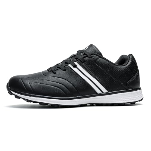 Image of Men's Golf Shoes Professional Spikeless Golfers Training Sneakers
