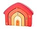 Price comparison product image Small Foot 10648 Motor Skills Made of Sturdy, Grippy Wood, Easy Slotting Together of The Individual House Elements, Trains The Concentration and Dexterity