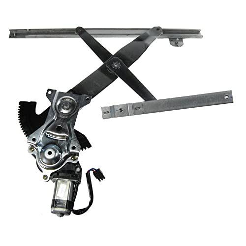 Image of TRQ Front Left Power Window Regulator & Motor Assembly Drivers Side Compatible with 1995-2005 Chevrolet Cavalier 1995-2003 Pontiac Sunfire GM1350116