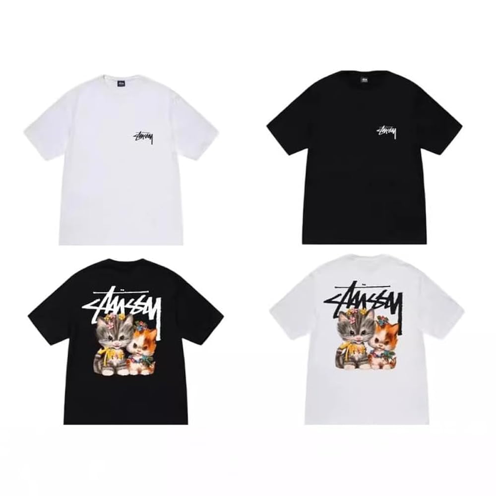 Amazon | [FGVGWRGV] 子猫猫プリントハイストリートファッション