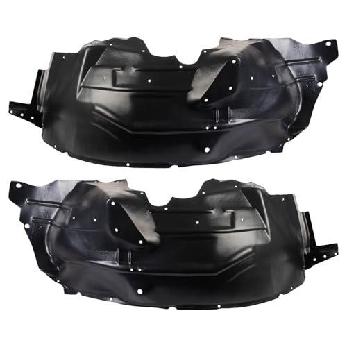 Image of TRQ Inner Fender Liner Set Compatible with 2000-2003 Ford Excursion 1999-2004 F-250 Super Duty F-350 Super Duty FO1246108 FO1247108