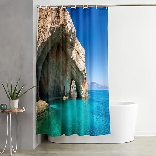 Rideau de douche 180x180 en polyester de qualité supérieure à œillets - 3