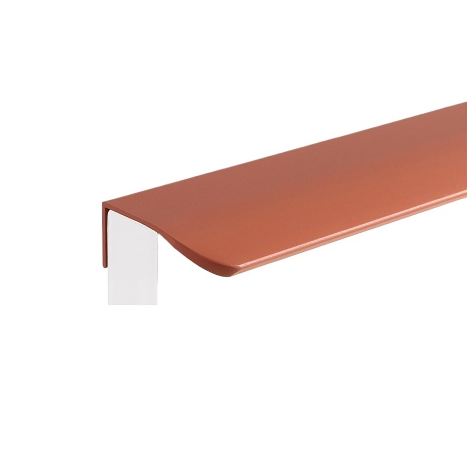 Evwgnpqrv Orange Arc Concealed Drawer Handles, Concealed Kitchen Cupboard Handles Aluminum Alloy Arc Multicolor 64-1200Mm(,600Mm)