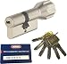 Produktbild ABUS EC660 ECK660 Profil-Knaufzylinder Länge (a/b) Z45/K45mm (c=90mm) mit 6 Schlüssel, mit Sicherungskarte