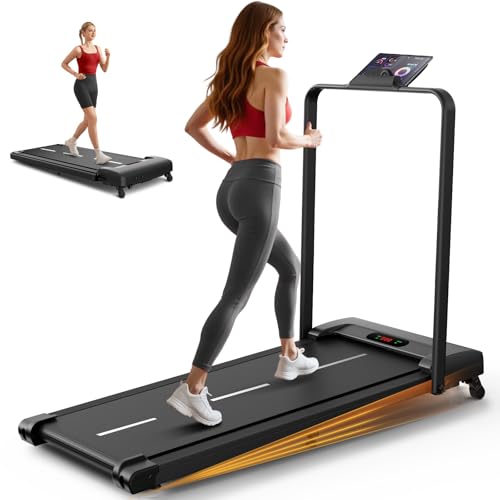 ANCHEER 3.0 HP Foldable Treadmill with Handles, 12% Incline