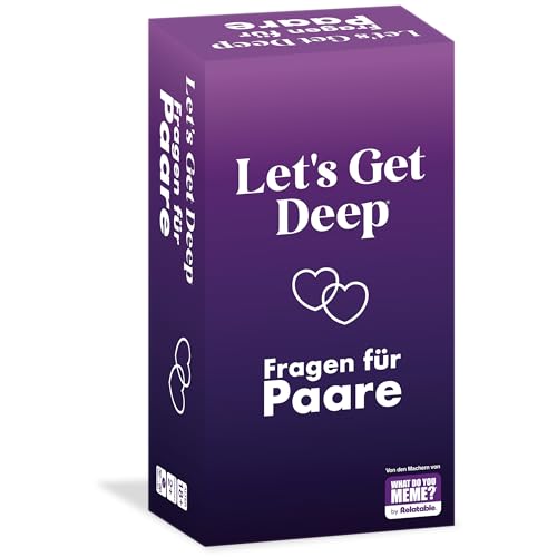 HUCH! | Let's get Deep - deutsch | Partyspiele | Gesellschaftsspiele | Hochzeitsgeschenke für Brautpaar | Spiele für Erwachsene | Liebe | Date Ideen für Paare | Für 2 Spieler ab 18 Jahren