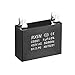 uxcell Ceiling Fan Capacitor CBB61 4uF 450V AC Double Insert Metalized Polypropylene Film Capacitors 47x17.5x34.5mm for Water Pump Motor Generator