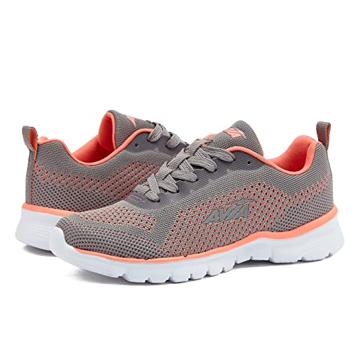 Avia Dive Lightweight Running Sneakers for Women with Memory Foam - Black, Red, & Blue