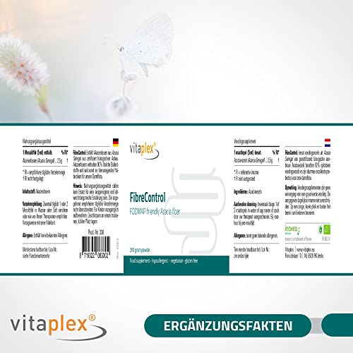 Akazienfaser Vitaplex FiberControl Ergänzung mit 100% reinen Fasern