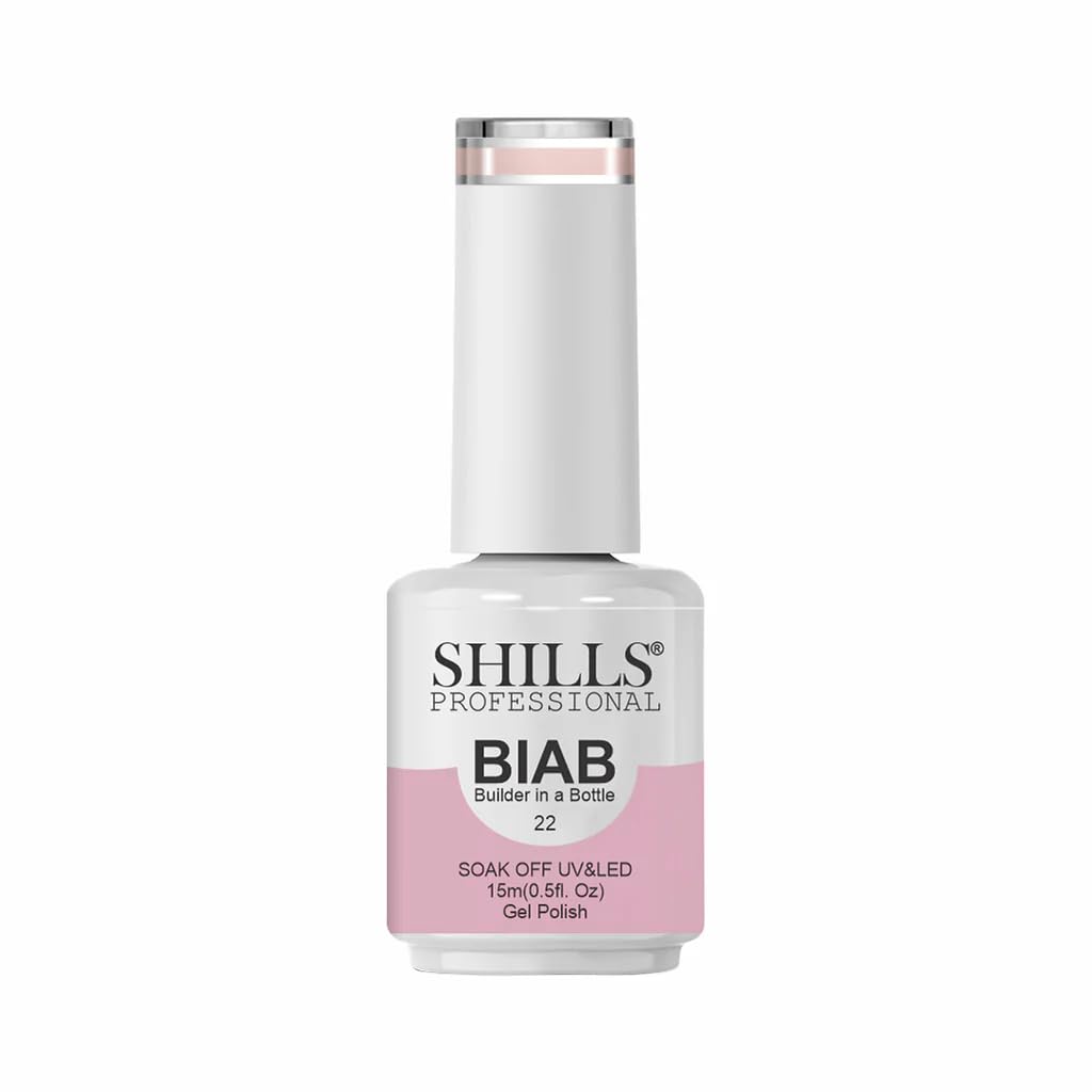 SHILLS PROFESSIONAL BIAB – Builder in a Bottle 15ml | Soak Off UV & LED Gel Polish | Nail Strengthener, Base & Builder Gel in One | Long-Lasting, Chip-Resistant Formula | Available in 6 Shades (022 – Baby Pink)-image-16