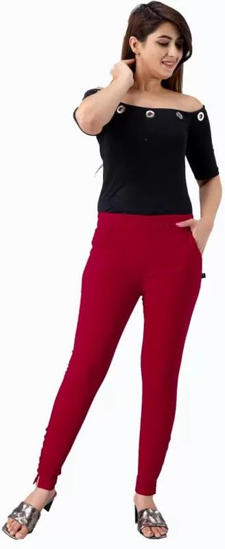 Image of Women's Stylish & Comfortable Jeggings | Stretchable High-Waist Pants BZFW Potali
