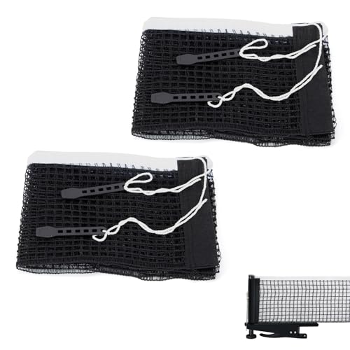 Vekniqo Ping Pong Net Replacement Compatible with Kettler Ping Pong Table-Nylon, Portable and Easy Setup,2 Pack,71" Deal