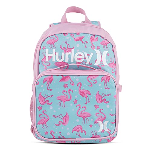 Hurley Mochila masculina e conjunto de almoço, Verde Aurora, One Size, Conjunto de mochila e almoço