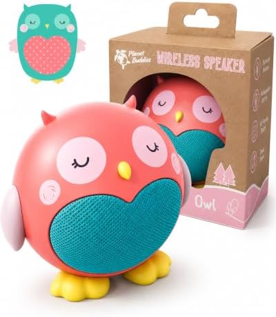 Planet Buddies Owl Kids Bluetooth Speaker, Cute Bluetooth Speaker...