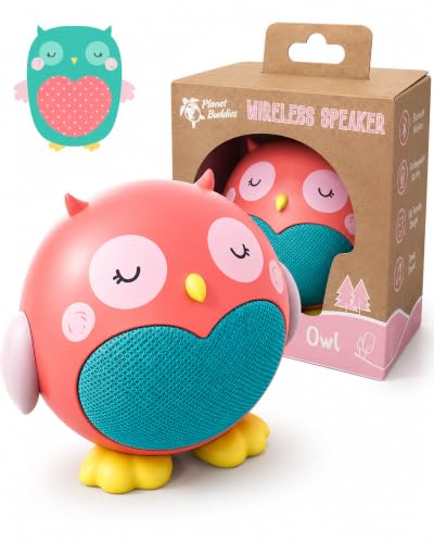 Planet Buddies Owl Kids Bluetooth Speaker, Cute Bluetooth...