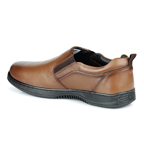 Image of ID Slip-On Leather Semiformal Shoes for Men