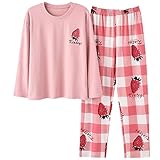 * Estos conjuntos de ropa de dormir cuentan con pantalones de manga larga y pijamas a juego, silueta de pierna recta y dobladillo de longitud completa para facilitar el desgaste y un confort sin igual