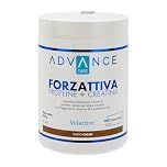 Forzattiva Proteine + Creatina - Integratore alimentare a base di proteine isolate del latte e creatina con l’aggiunta di vitamina B12 e vitamina D3