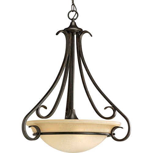 Best Deal Progress Lighting P3847-77 Torino Hall & Foyer, 22" Diameter x 27" Height, Bronze