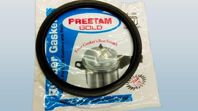 Silicon Outer Lid Rubber Gasket Compatible for 2-3 Litre PRESTIGE POPULAR Aluminium Pressure Cooker. Outer Side Dimeter is 19 cm (Silicon black Color - Pack of 1)-(popular 2-3 liter)-image-26
