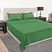 Mejoroom Bed Sheets Set - Extra Soft Luxury Full Size Sheets with 16 Inch Deep Pocket - Premium Bedding Collection - Breathable, Wrinkle, Fade & Stain Resistant - 4 Piece (Full, Calla Green)