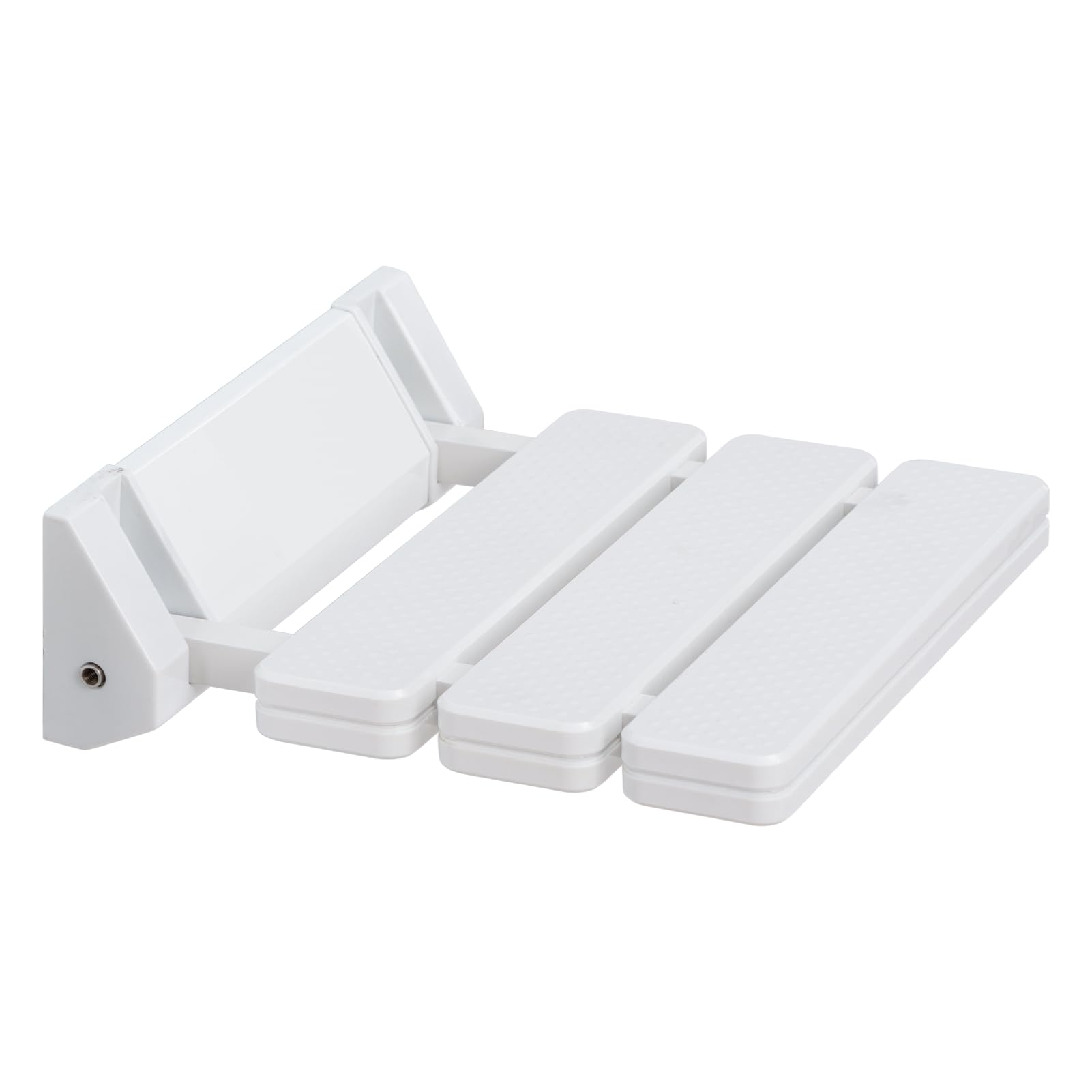 SKYMOVE Folding Shower Seat Bench, Wall Mounted Shower Chair, Bathroom Stool, For Elderly, Disabled, People With Reduced Mobility, Hypoglycemic Patients And Pregnant Women And Children, White