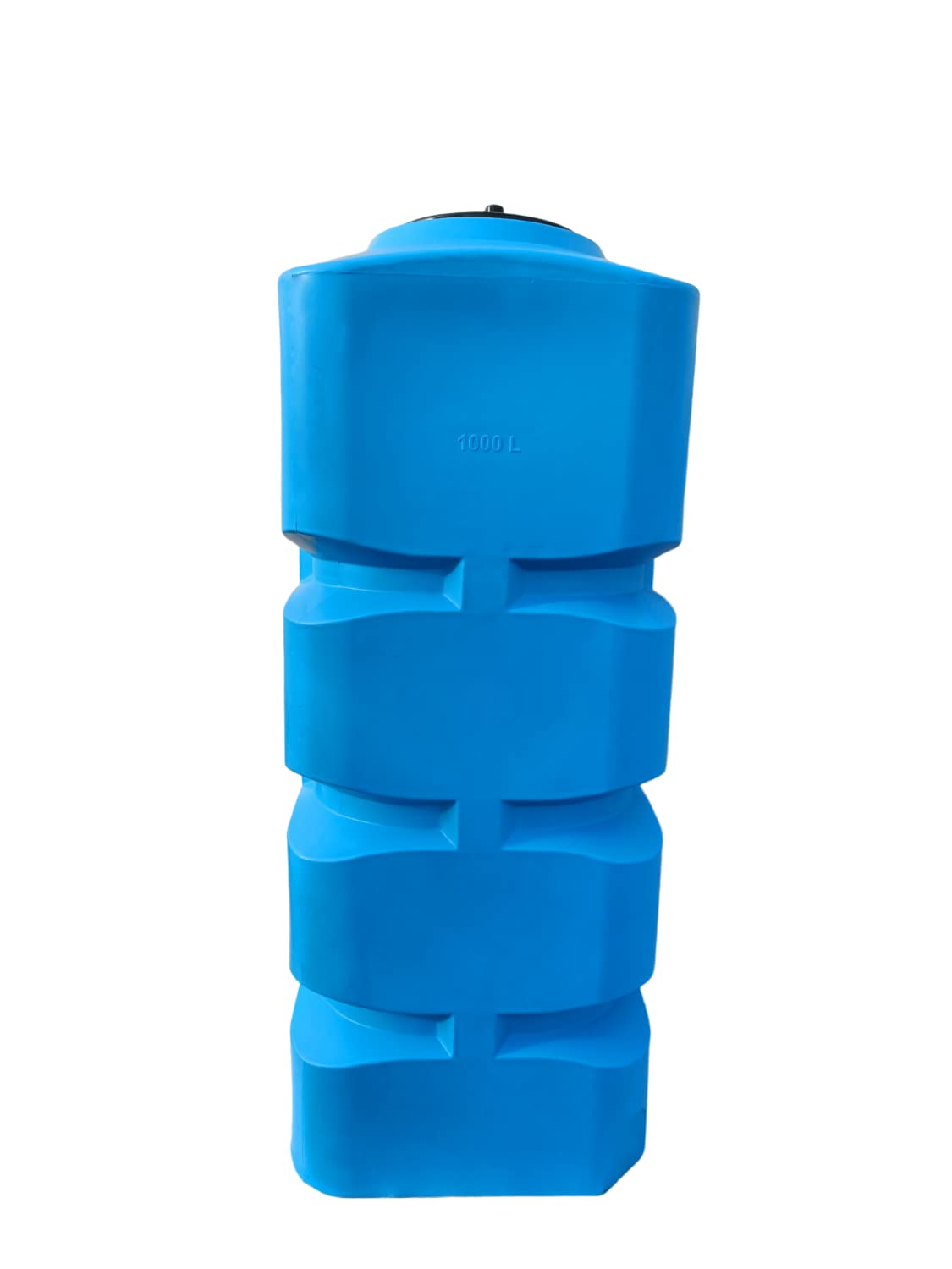 Varile Depósito de Agua Potable Vertical de 1000 L, Rectangular, Azul, sin BPA, Rosca de latón integrada de 3/4", Apto para Alimentos