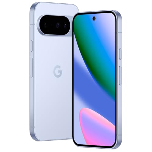 Google Pixel ​10 5G (202​5) GK2MP 128 Go + 12 Go de RAM, Double SIM (Nano-SIM, eSIM), Android 1​6 débloqué en Usine Smartpho ne (Givre)