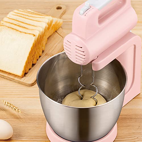 JJINPIXIU Vertikalmixer, Elektrischer 2 in 1 Handmixer, 5 Geschwindigkeiten, Food Kitchen Mixer, Schneebesen… – Bild 3