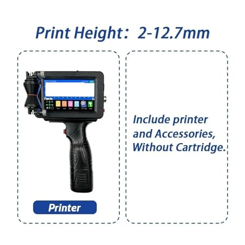 Machine de codage portable 1760Plus-2 sans encre pour texte et logo - 3
