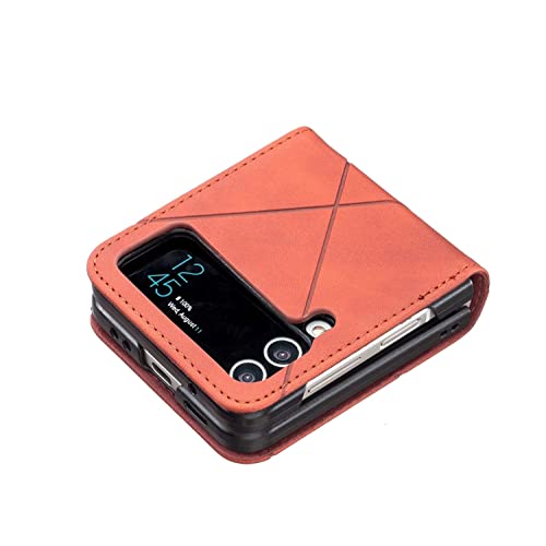 Coque Galaxy Z Flip4 König Design marron pour un style urbain chic - 4