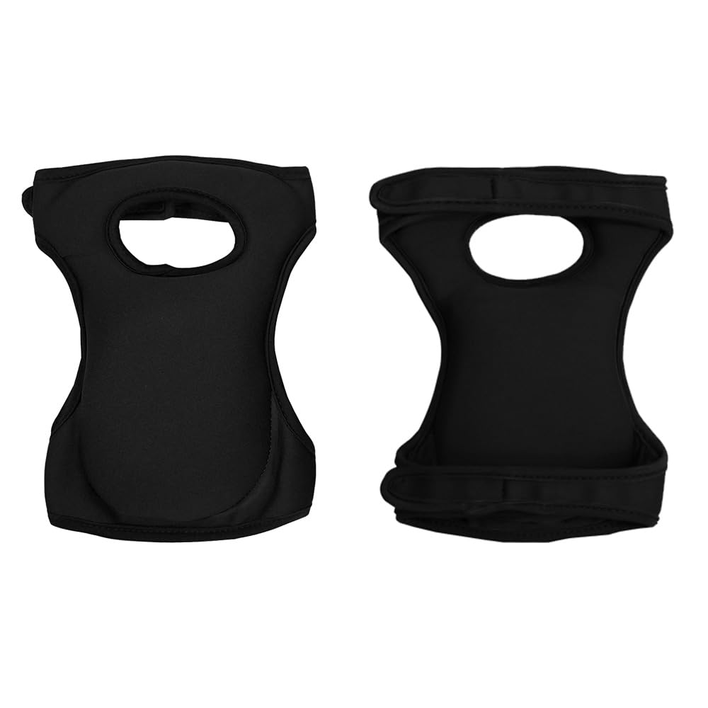 TONGIHS 1 Pair Knee Pad Set, for Gardening, Outdoor, Work, Black