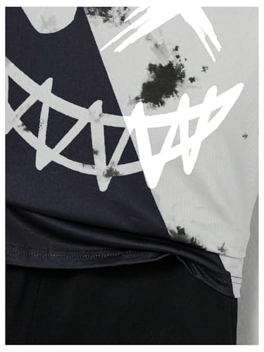 Image of WDIRARA Boy's Two Piece Graphic Print Hooded Neck Tops and Track Shorts Clothing Set