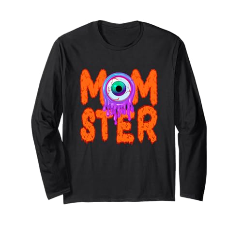 Momster Halloween Kostüm Lustiger Schleim Mama Monster Langarmshirt