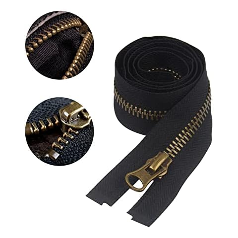 Große Reißverschluss,KINHARD 75cm Metall Reißverschluß Teilbar Cover