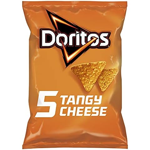 Doritos Tangy Cheese Vegetarian Tortilla Chips Multipack, Perfect for Snacking, 30 g (Pack of 5) Cover