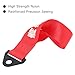 Windance 2pcs Car Modification Red Racing Tow Strap Personalized with Chinese Slogan,Decorative Traction Rope for Front Rear Bumper (Fluorescent Trendsetter + Drive New Vibe)