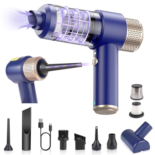 Handheld Car Vacuum Cleaner, 16000PA Vacuum Cordless Powerful Vacuum Cleaner, 7 in 1 Portable...