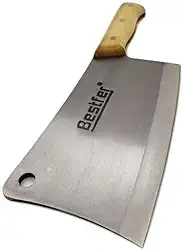 CUTELO COM FURO EM AÇO MANGANÊS 8'